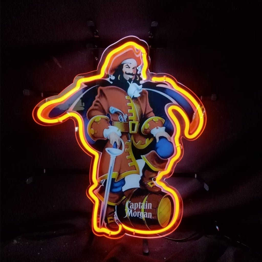 Captain Morgan Neon Signs - Club Rehab