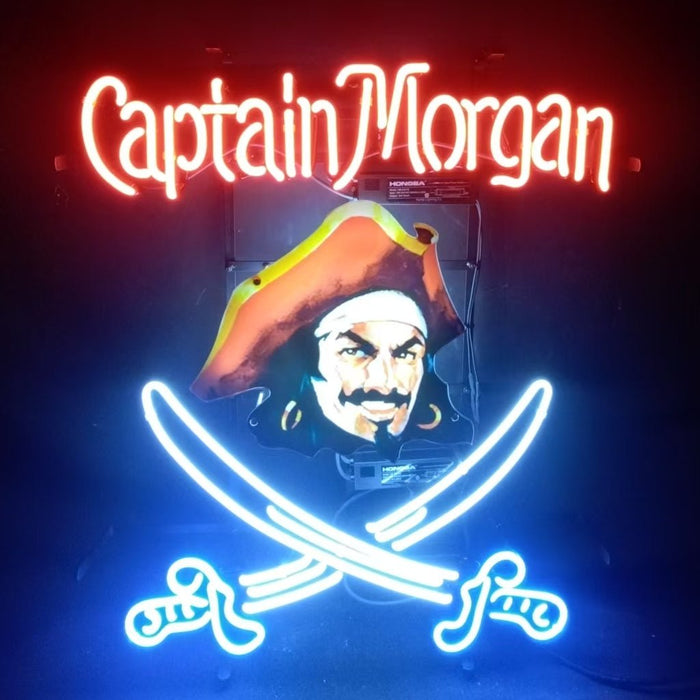 Captain Morgan Sabre Rum Neon Signs - Club Rehab
