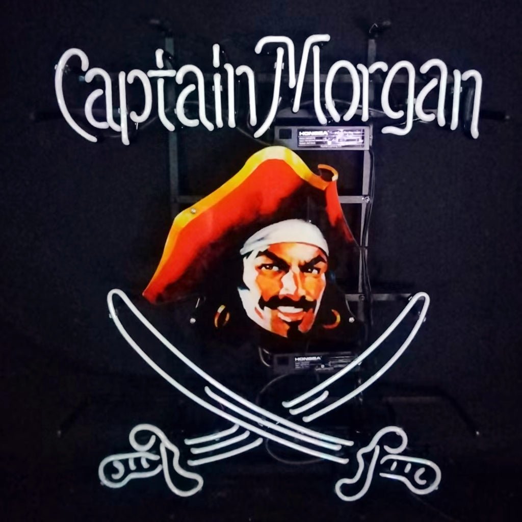Captain Morgan Sabre Rum Neon Signs - Club Rehab