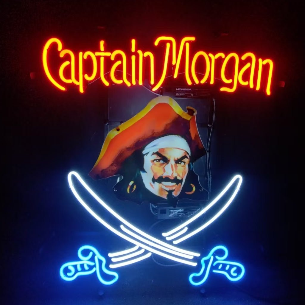Captain Morgan Sabre Rum Neon Signs - Club Rehab