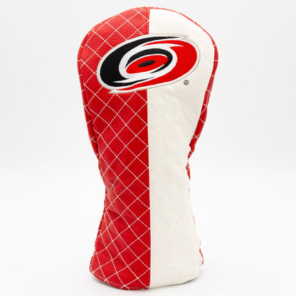 Carolina Hurricanes split driver quilted golf headcover