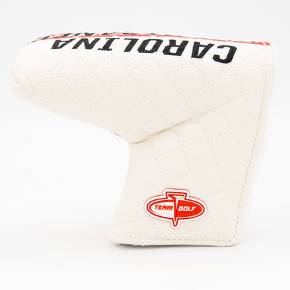 Carolina Hurricanes split blade putter quilted golf headcover alternate view