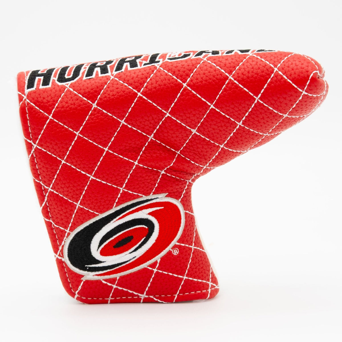 Carolina Hurricanes split blade putter quilted golf headcover