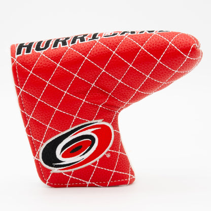 Carolina Hurricanes split blade putter quilted golf headcover