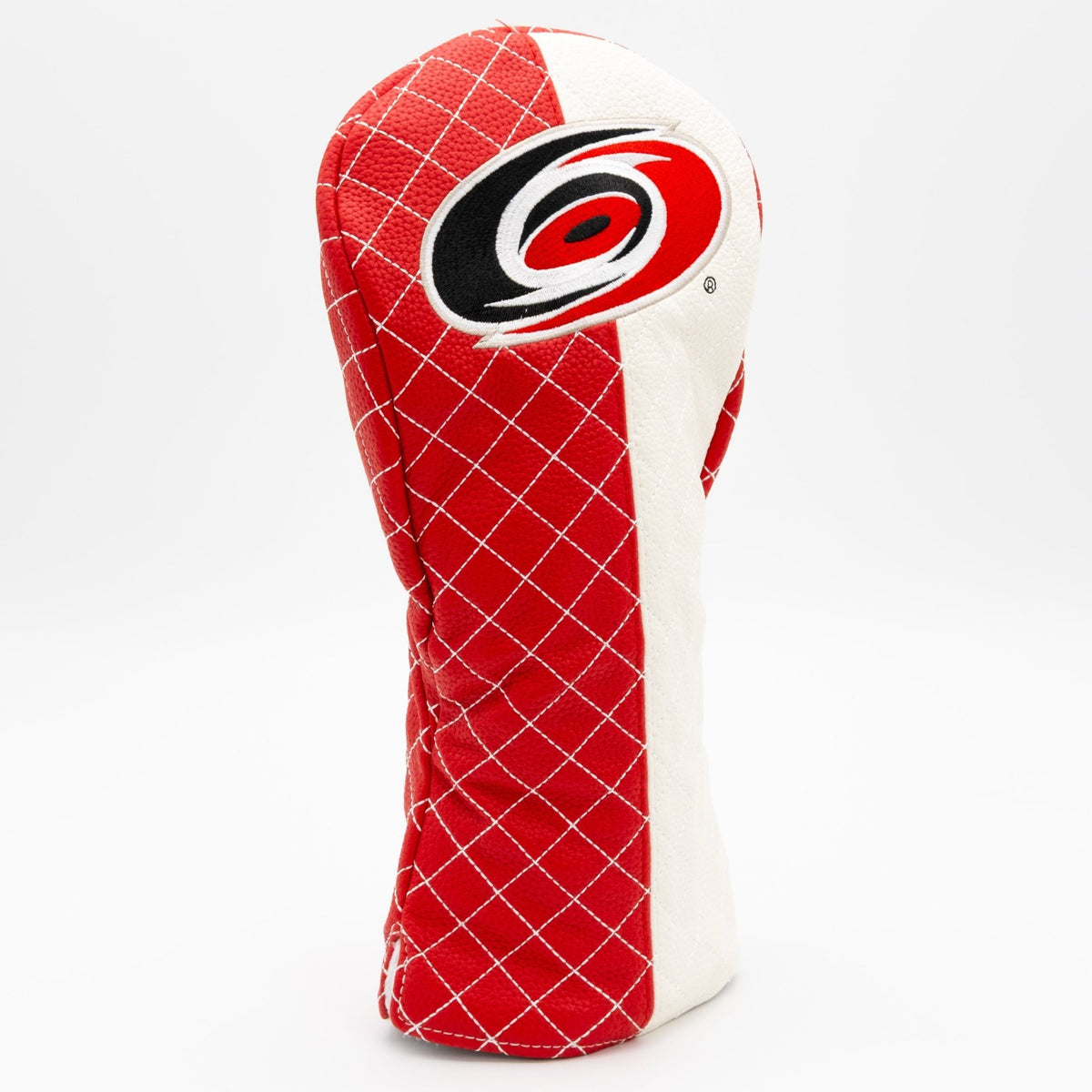 Carolina Hurricanes split driver quilted golf headcover alternate view
