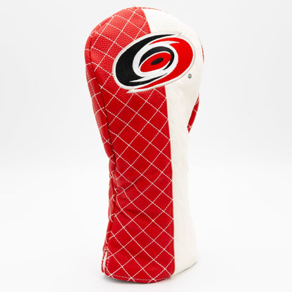 Carolina Hurricanes split driver quilted golf headcover alternate view