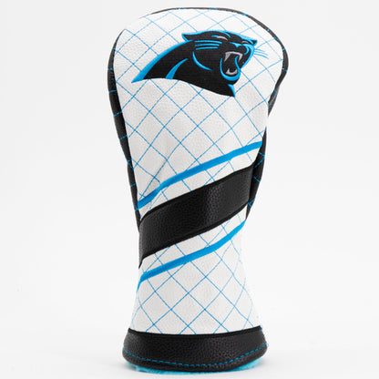 Carolina Panthers Striped Quilted Fairway Headcover, front view