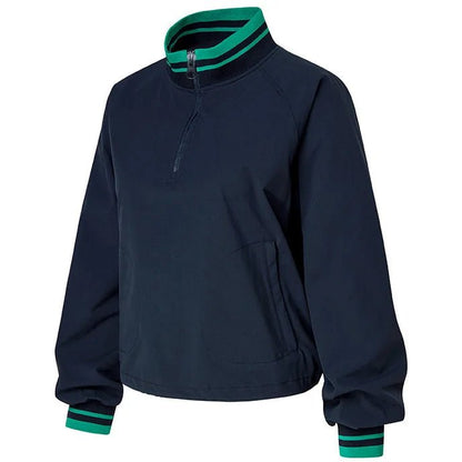 Casual Sports Skirt Set Contrasting Sports Running Jacket with Golf Skirt - Dark blue top XL - Club Rehab