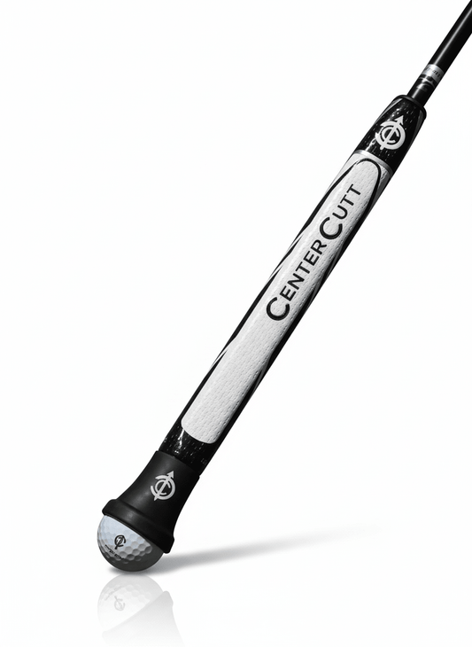 Center Cutt Putter Grip - White/Black 11.75" - Club Rehab