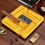 Cohiba Yellow Square Ashtray
