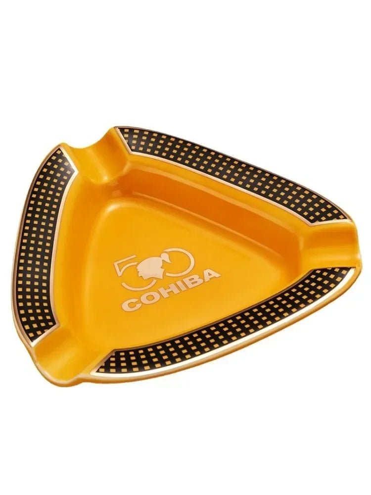 Ceramic Cigar Ashtray Collection - Club Rehab - AshtrayCohiba 50th Anniversary Triangle Ashtray45453217628352