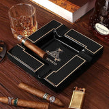 Montecristo Black Square Ashtray