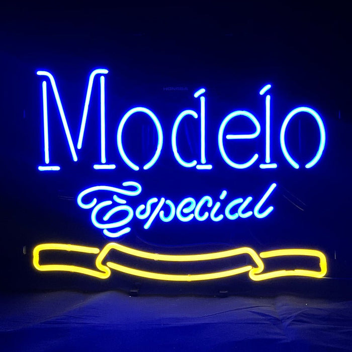 Cerveza Modelo Especial Beer Logo Neon Sign Light - Club Rehab