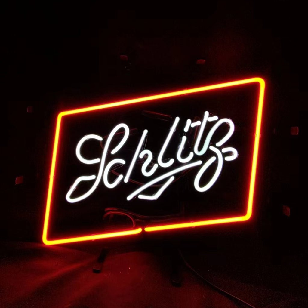 Cerveza Schlitz Neon Light Sign - Club Rehab
