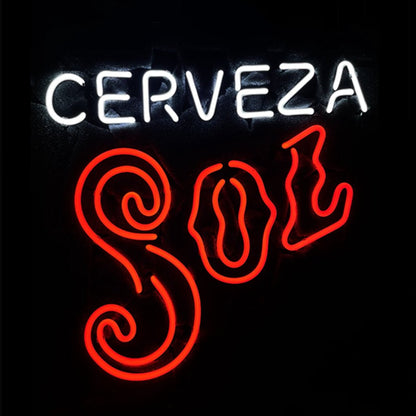 Cerveza Sol Neon Signs - Club Rehab
