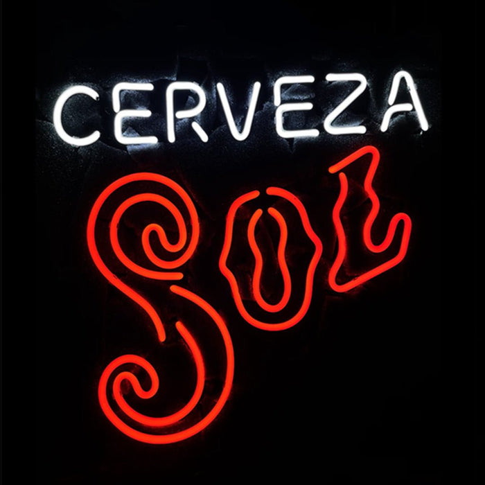 Cerveza Sol Neon Signs - Club Rehab