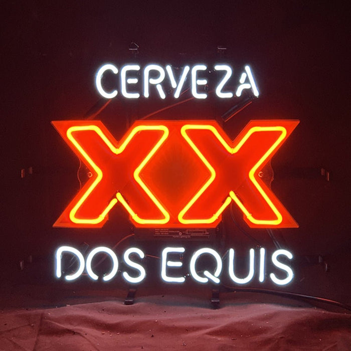 Cerveza XX Dos Equis Neon Light Sign - Club Rehab