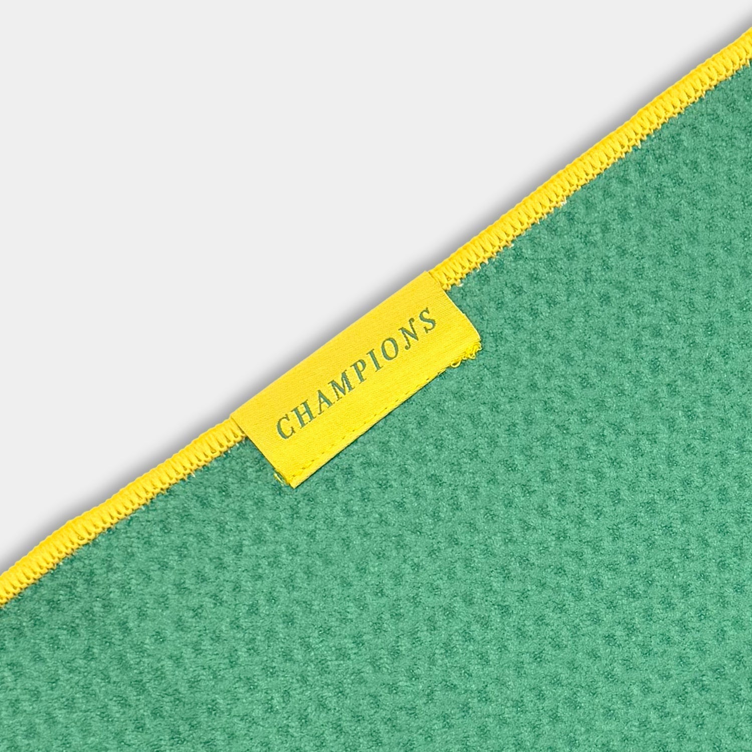 Champions Towel | Green Checkered Magnetic Golf Towel - Club Rehab