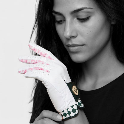 Champions | Women's Checkered Golf Glove - LH XS - Club Rehab