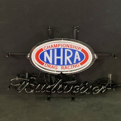 Championship NHRA Drag Racing Budweiser Neon Signs Light - Club Rehab