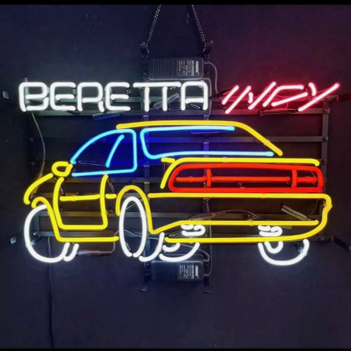 Chevorlet Beretta Indy Car Neon Signs - Club Rehab
