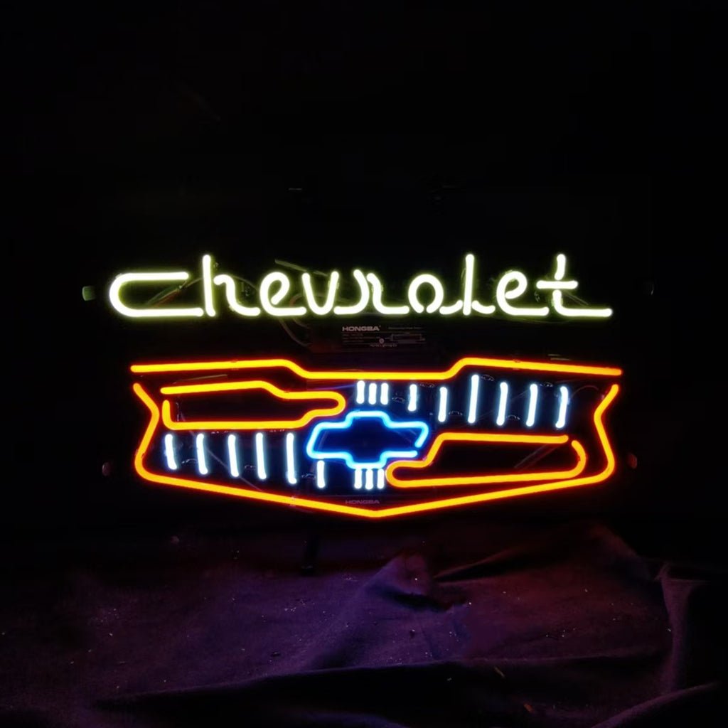 Chevrolet Car Logo Neon Signs - Club Rehab