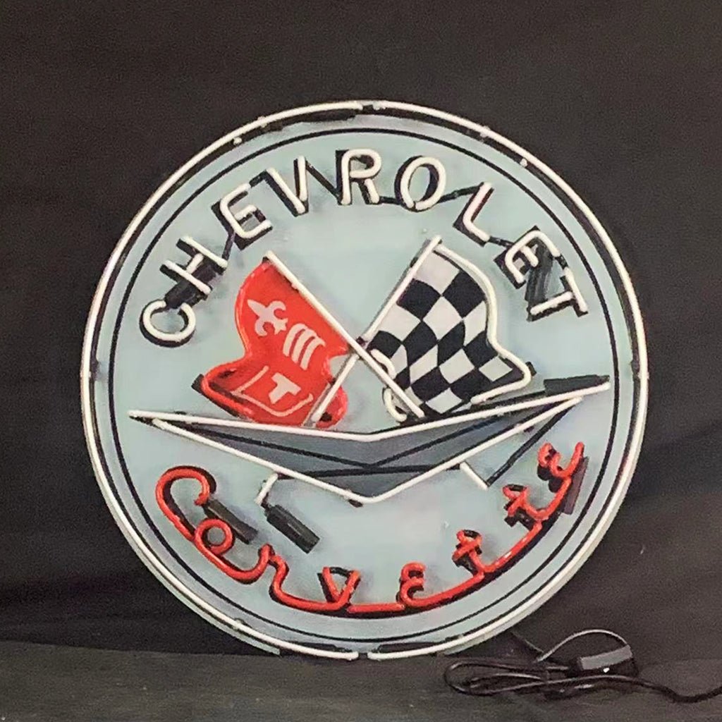Chevrolet Corvette Auto Car Neon Signs - Club Rehab