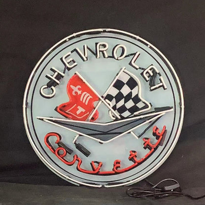 Chevrolet Corvette Auto Car Neon Signs - Club Rehab