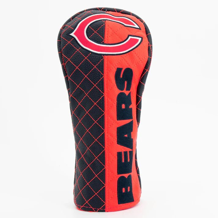 Chicago Bears Quilted Headcovers – Bear Down Collection - Fairway Split - Club Rehab