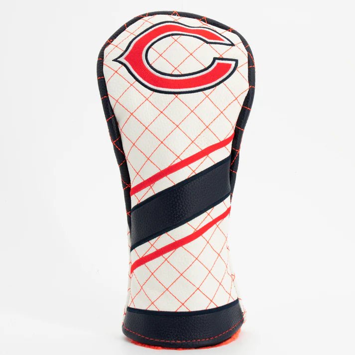 Chicago Bears Quilted Headcovers – Bear Down Collection - Fairway Stripe - Club Rehab