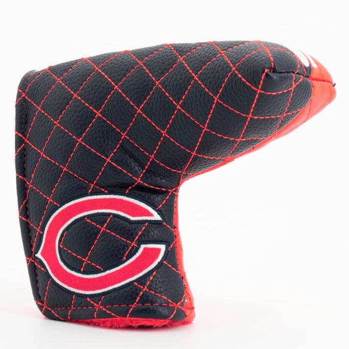 Chicago Bears Quilted Headcovers – Bear Down Collection - Blade Putter Split - Club Rehab