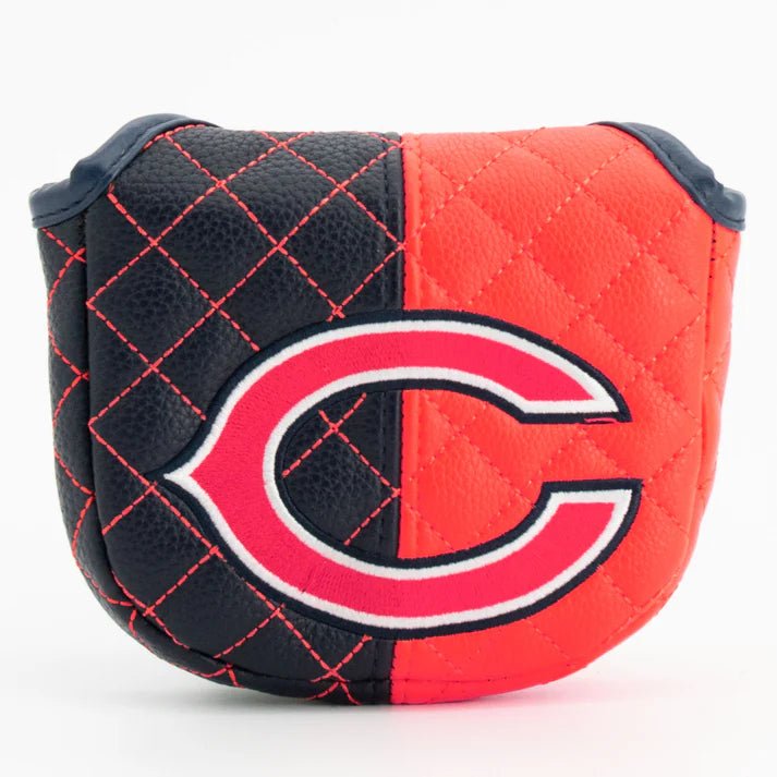 Chicago Bears Quilted Headcovers – Bear Down Collection - Mallet Putter Split - Club Rehab