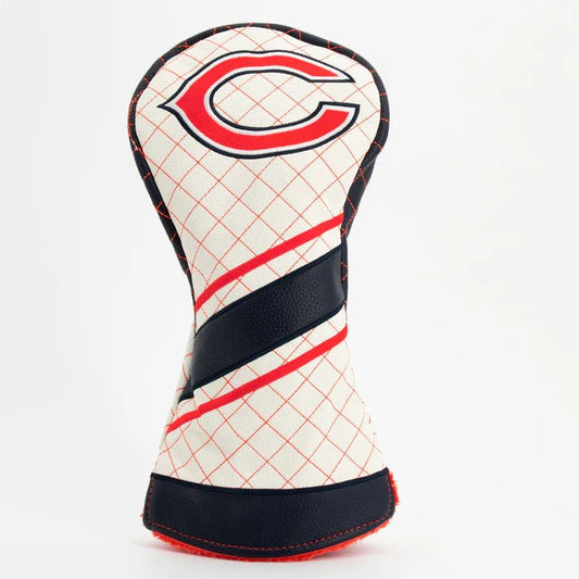 Chicago Bears Quilted Headcovers – Bear Down Collection - Driver Stripe - Club Rehab