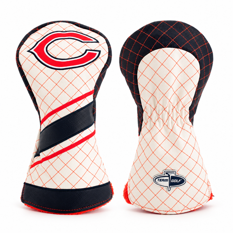 Chicago Bears gestreifter gesteppter Driver-Schlägerhaube