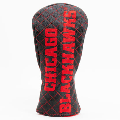 Chicago Blackhawks solid fairway quilted golf headcover
