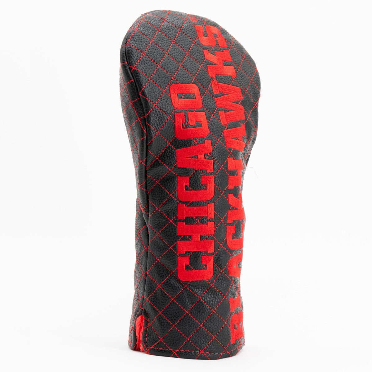 Chicago Blackhawks solid driver quilted golf headcover alternate view