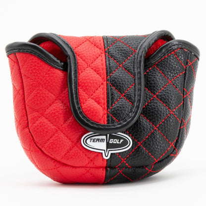 Chicago Blackhawks split mallet putter quilted golf headcover alternate view
