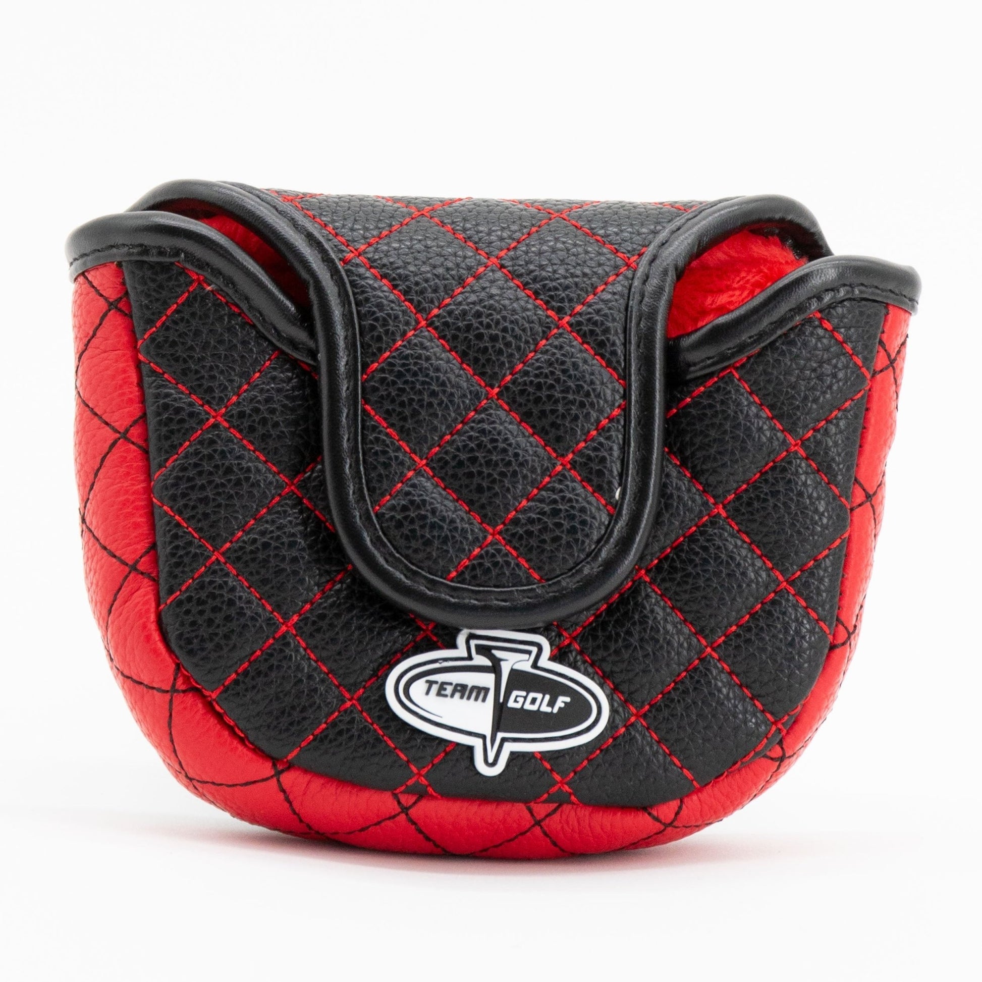 Chicago Blackhawks solid mallet putter quilted golf headcover alternate view