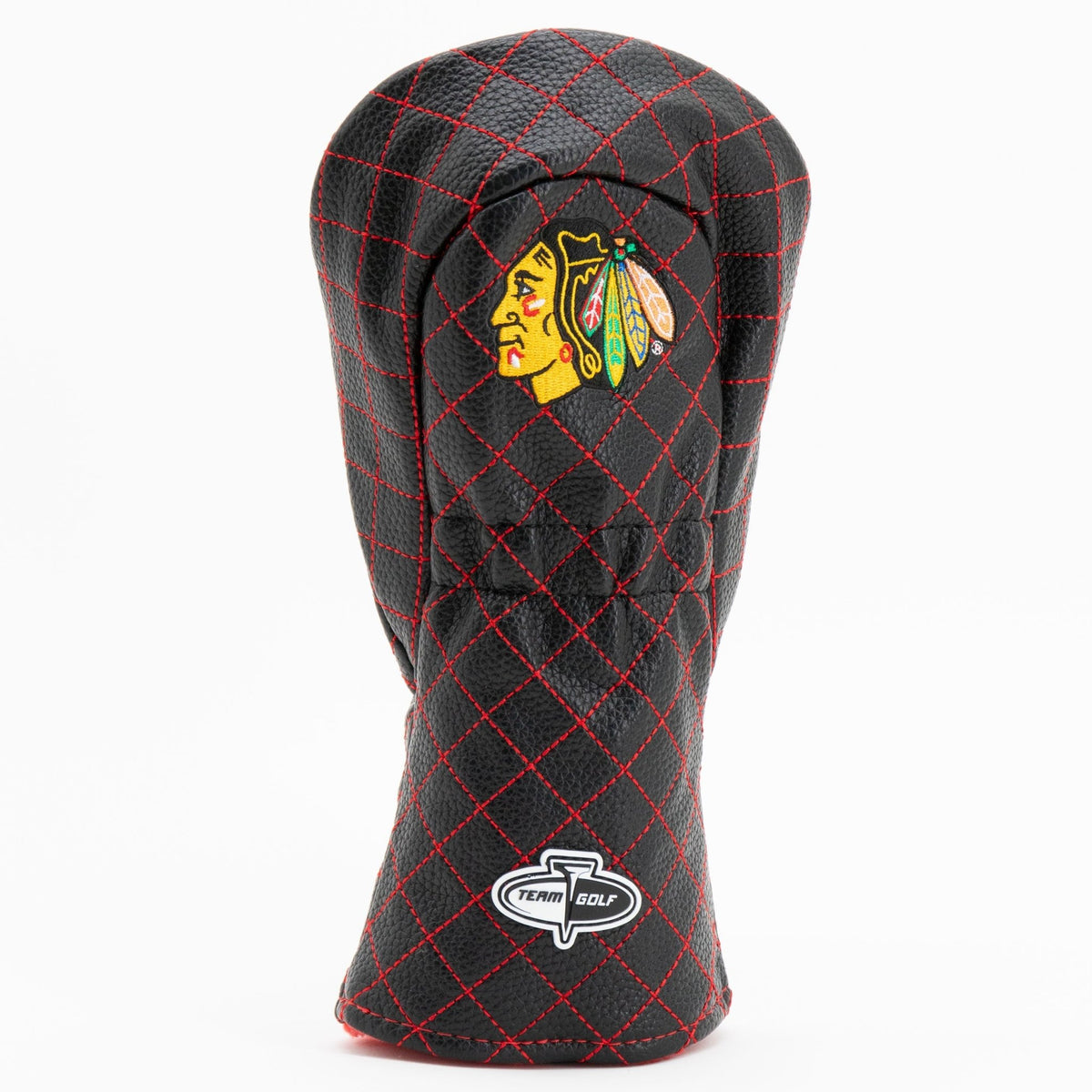 Chicago Blackhawks solid fairway quilted golf headcover alternate view