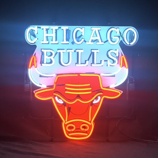 Chicago Bulls Logo Neon Signs Light - Club Rehab
