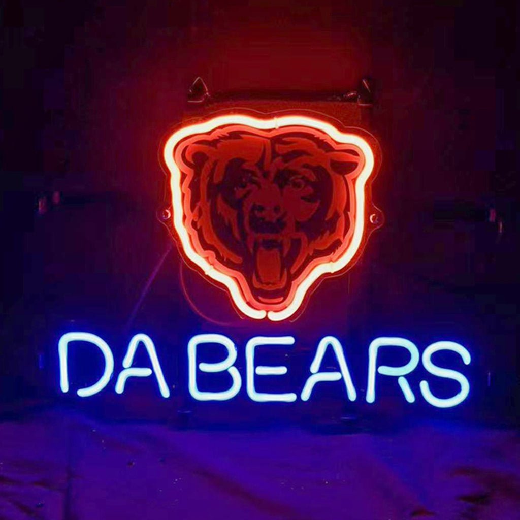 Chicago Da Bears Neon Signs Light - Club Rehab