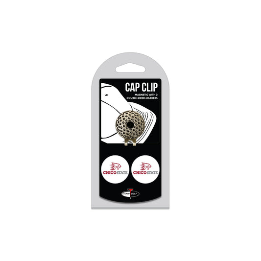 CHICO ST hat clip with two golf ball markers