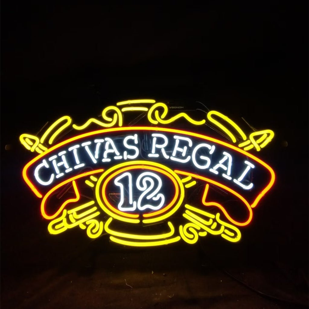 Chivas Regal 12 Whiskey Neon Signs - Club Rehab