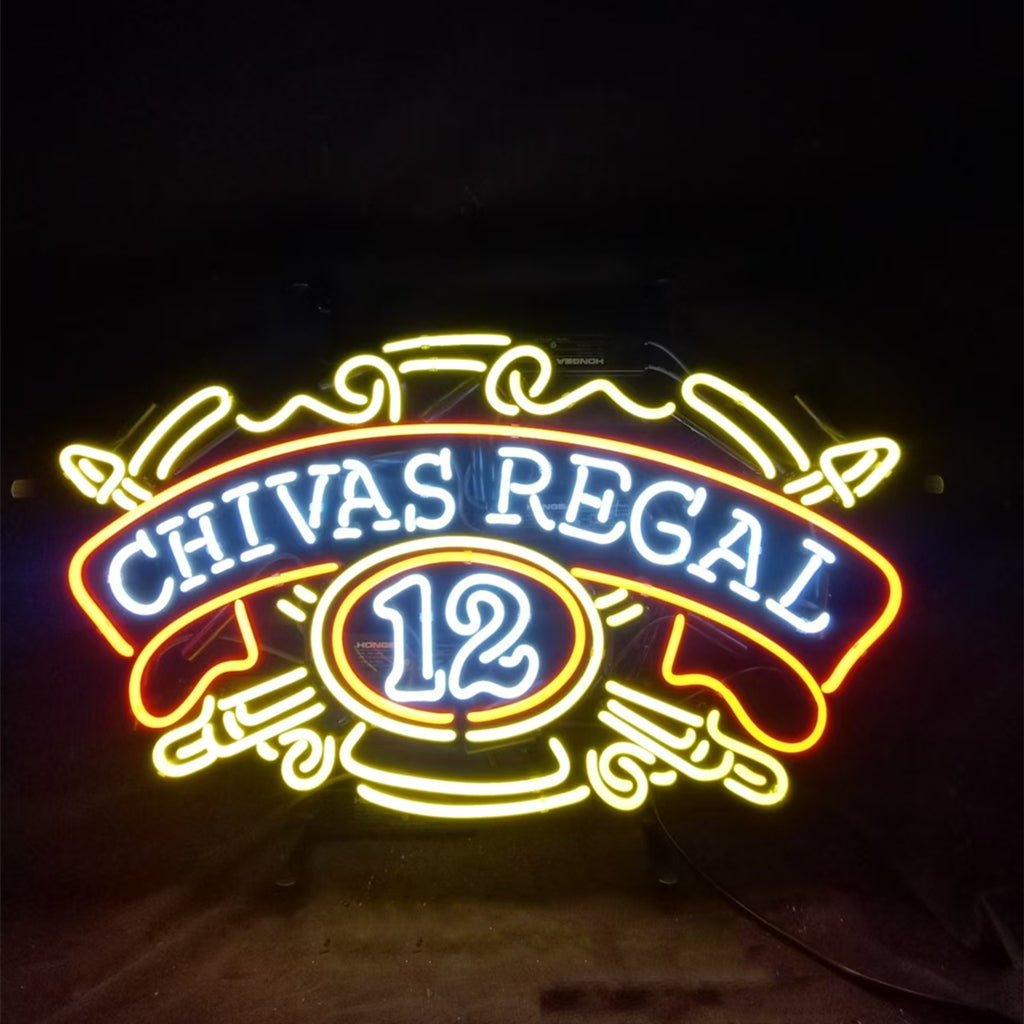 Chivas Regal 12 Whiskey Neon Signs - Club Rehab