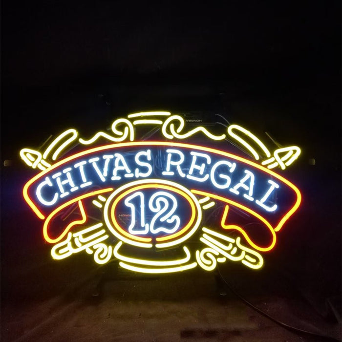 Chivas Regal 12 Whiskey Neon Signs - Club Rehab