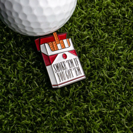 Cigarette Pack Ball Marker - Club Rehab