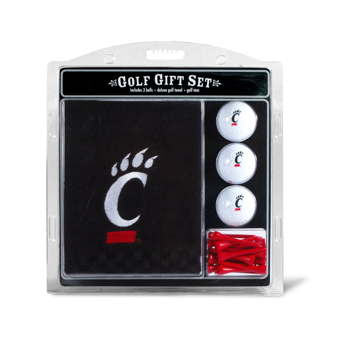 Cincinnati Bearcats Embroidered Towel Golf Gift Set