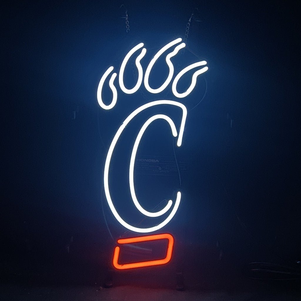 Cincinnati Bearcats Sport Logo Neon Signs Light - Club Rehab