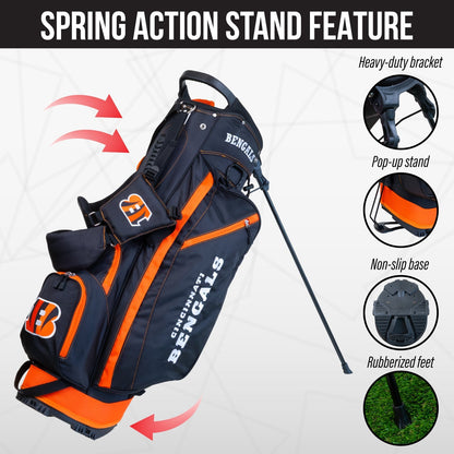 Cincinnati Bengals Fairway Stand Bag - Image 5 - Club Rehab