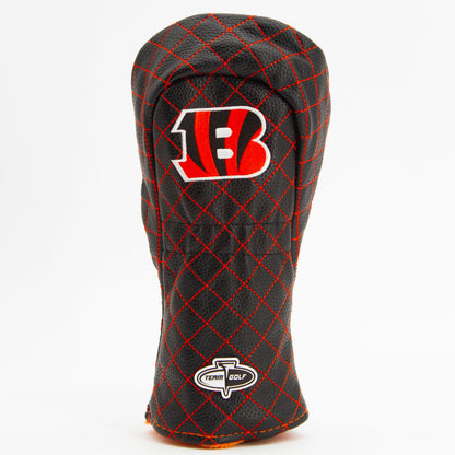 Cincinnati Bengals Solid Quilted Fairway Headcover, back view